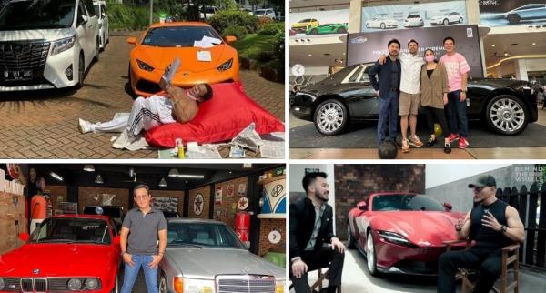 Deretan Artis Indonesia Pemilik Mobil Mewah Seharga Miliaran Rupiah, Ada yang Dipakai Jemuran