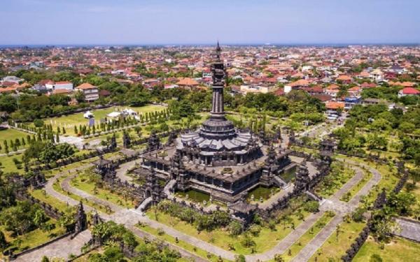 Tempat Bersejarah Di Bali Monumen Bajra Sandhi. (Foto: Instagram @pesonaindonesia)