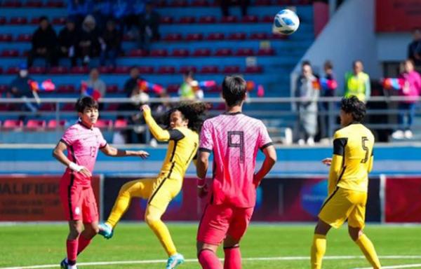 Timnas Malaysia dihajar Korea Selatan 2-6 pada matchday terakhir Grup E Kualifikasi Piala Asia U-20 2023 di MFF Football Centre, Minggu (18/9/2022) siang WIB. (Foto: Instagram/famalaysia)