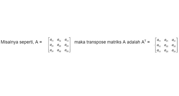 transpose matriks