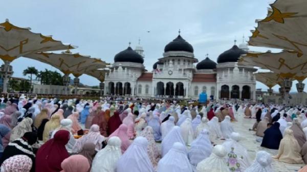 Masjid Baiturrahman Aceh Masjid Baiturrahman Aceh. (Foto: Antara).