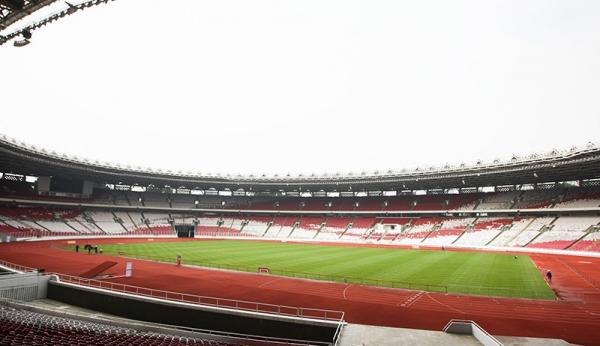 Suasana di dalam Stadion Utama Gelora Bung Karno. (Foto: MPI)