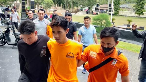 Tampang pelaku pembunuhan satu keluarga di Way Kanan, Lampung (Yuswantoro/MNC Portal)
