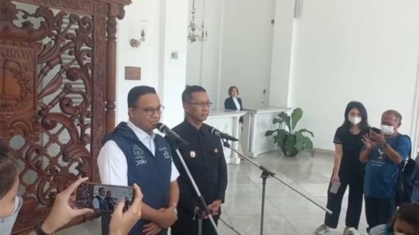 Anies Bertemu Pj Gubernur DKI Terpilih Heru Budi Hartono, Ini yang Dibahas