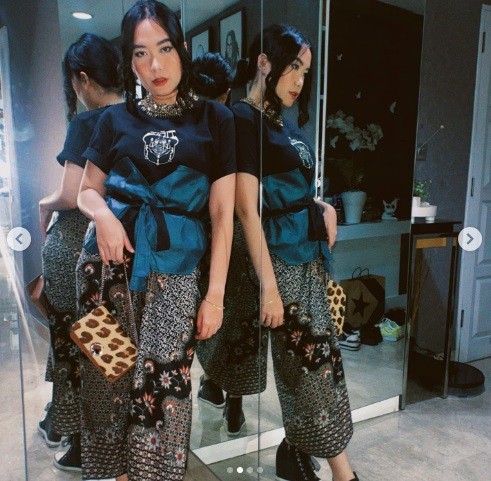 Anak Nikcy Astria Pesona Kecantikan Anak Rocker Indonesia. (Foto: Instagram)