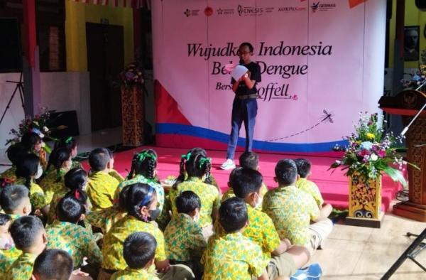 enesis cegah dbd Pencegahan demam berdarah melalui Gerakan PSN 3M Plus. (Foto: dok Enesis)