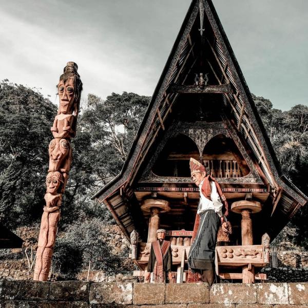 Potensi Unggulan Sumatera Utara di Bidang Pariwisata, Kampung Huta Siallagan Setelah Direnovasi (Foto: Dok Kemeparekraf)