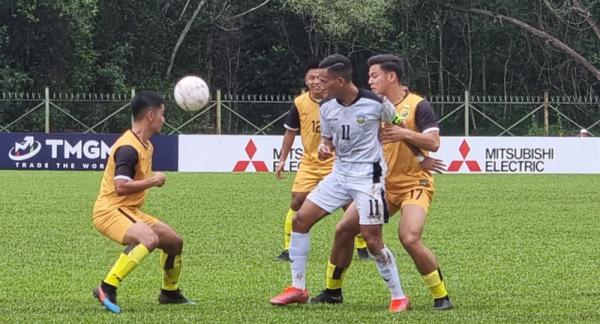 Brunei Darussalam Vs Timor Leste Brunei Darussalam bantai Timor Leste pada leg pertama Kualifikasi Piala AFF 2022 di Stadion Padang Dan Belapan, Sabtu (5/11/2022) sore WIB. (Foto: Twitter/AFFPresse)