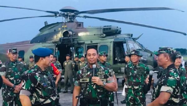 Panglima TNI cek kesiapan alutsista pengamanan KTT G20. (Foto: ANTARA)
