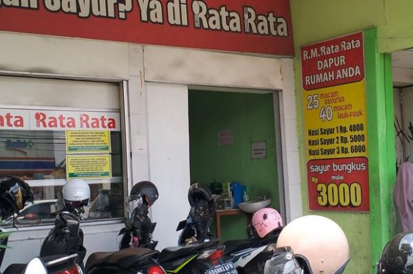 Rumah Makan Rata2 Warung Makan Rata-rata. (Foto : Ist)