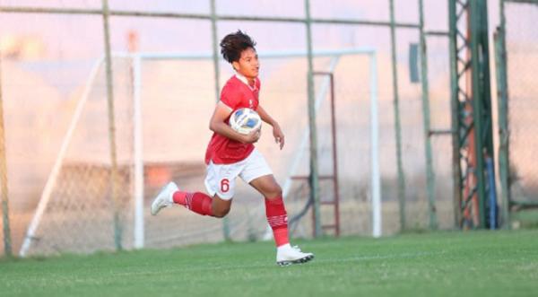 Zanadin Fariz sebut PR Indonesia U-20 usai ditahan 3-3 Baerum SK dalam laga uji coba di Hane Hotel Football Pitch, Antalya, Turki, Jumat (11/11/2022) malam WIB (Foto: PSSI)