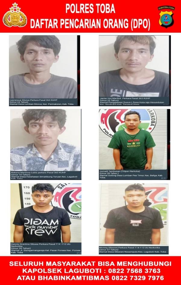 Identitas Tahanan Kabur di sel Polres Toba Identitas Tahanan Kabur di sel Polres Toba