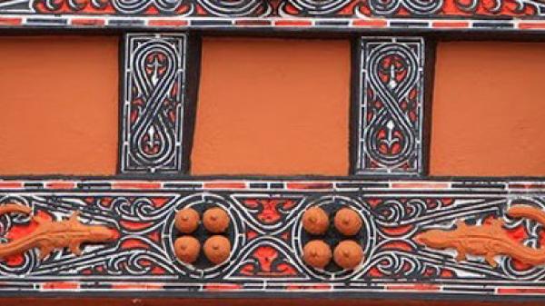 Ornamen Batak Toba, Motif Boras Pati (Foto: Istimewa) Ornamen Batak Toba, Motif Boras Pati (Foto: Istimewa)