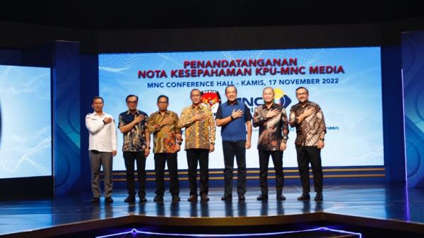 MNC Media dan KPU RI MNC Media dan KPU RI jalin kerja sama kawal Pemilu 2024 (foto: MPI)