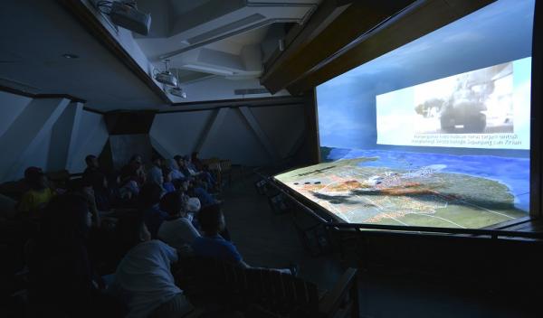 museum 10 nov Diorama elektronik, salah satu fasilitas dan koleksi Museum Sepuluh November. (foto: pemkotsurabaya).