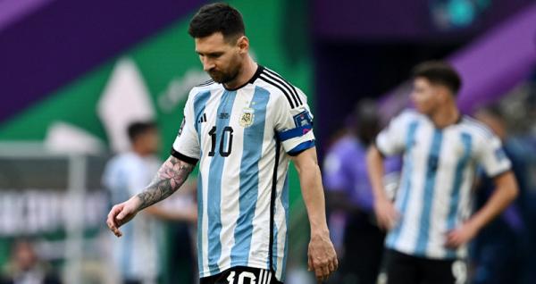 Timnas Argentina tumbang 1-2 dari Arab Saudi pada matchday pertama Grup C Piala Dunia 2022 di Lusail Stadium, Selasa (22/11/2022) sore WIB. (Foto: