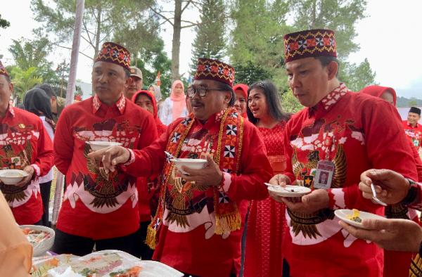 BPIP menghadiri peresmian Lamban Pancasila Wakil Kepala Badan Pembinaan Ideologi Pancasila (BPIP) RI Karjono saat menghadiri peresmian Lamban Pancasila. (Foto: dok BPIP)