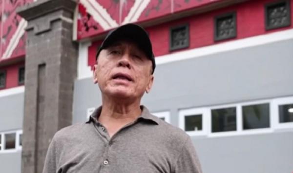 Iwan Bule PSSI Ketua Umum PSSI Mochamad Iriawan mendatangi Stadion Kapten I Wayan Dipta di Gianyar, Bali. (Foto: Ketut Catur Kusumaningrat)