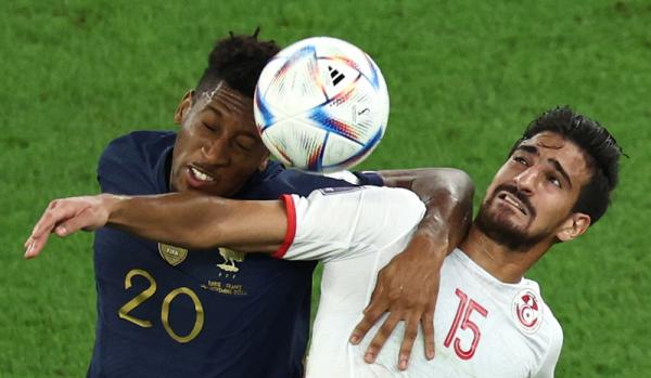 Prancis Vs Tunisia Timnas Prancis bermain imbang 0-0 melawan Tunisia pada babak pertama matchday terakhir Grup D Piala Dunia 2022 di Education City Stadium (Foto: REUTERS)