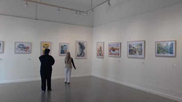 Pameran Lukisan International Watercolor Society (IWS) Indonesia menggelar pameran seni lukis cat air di Galeri Nasional Indonesia, 24 November–20 Desember 2022. (Foto: Faqihah Husnul).