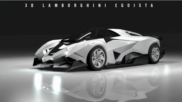 Lamborghini Egoista Lamborghini Egoista (Foto: Artstation)