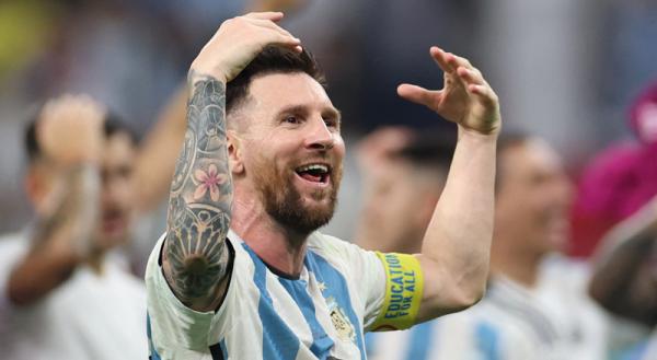 Lionel Messi Ada 5 rekor fenomenal Lionel Messi usai Argentina gilas Australia di babak 16 Besar Piala Dunia 2022. (Foto: REUTERS/Pedro Nunes)