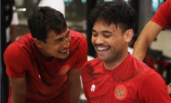 Saddil Ramdani Timnas Indonesia digenjot latihan fisik jelang Piala AFF 2022. (Foto: Instagram/PSSI)