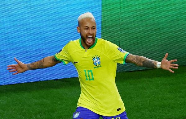 Neymar Pemain Brasil, Neymar. (Foto: REUTERS)