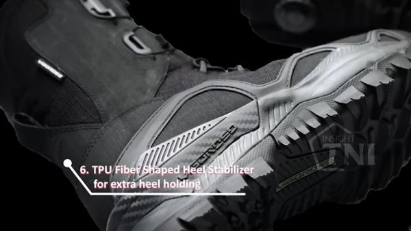 Sepatu PDL TNI Sepatu PDL TNI hasil desain Panglima TNI Jenderal TNI Andika Perkasa. (Foto: Youtube Jenderal Andika Perkasa).
