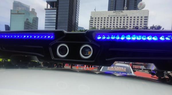 Mobil Tilang Elektronik 2 Kamera di mobil tilang elektronik (Foto: Erfan Ma'ruf)
