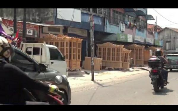 Ukiran Palembang Sentra ukiran khas Palembang yang merupakan salah satu Kerajinan tangan yang terkenal di Sumatera Selatan. (Foto: M Riza)