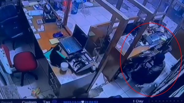 maling toko buah Pencuri satroni toko buah di Bandarlampung. Akibatnya, pemilik merugi Rp80 Juta (Ruslan AS/MNC Portal)