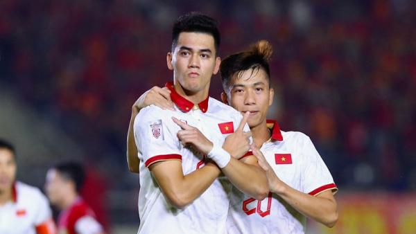 Timnas Vietnam Piala AFF 2022 Timnas Vietnam unggul 2-0 atas Laos pada babak pertama penyisihan Grup A Piala AFF 2022 di New Laos National Stadium, Rabu (12/12/2022) malam WIB. (Foto: Zing News)