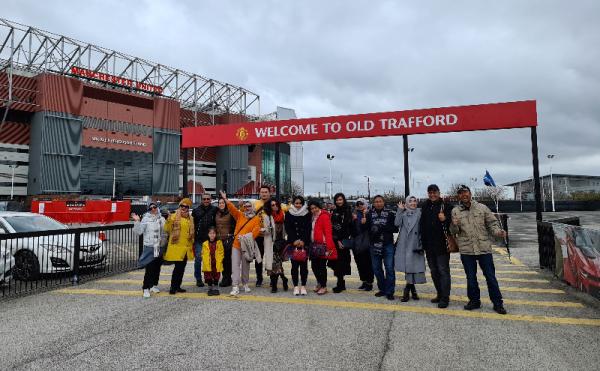 Stadion Old Trafford, Inggri Mengunjungi Stadion Old Trafford, Inggris. (Foto: dok Hakiki Leisure)