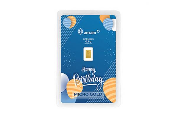 logam mulia antam 4 Logam Mulia Antam x Hartadinata Birthday Balloon Blue 0.1 Gr.
