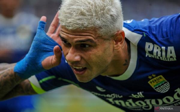 STRIKER PERSIB CIRO ALVES Ciro Alve, striker Persib Bandung. (Foto: ANTARA)