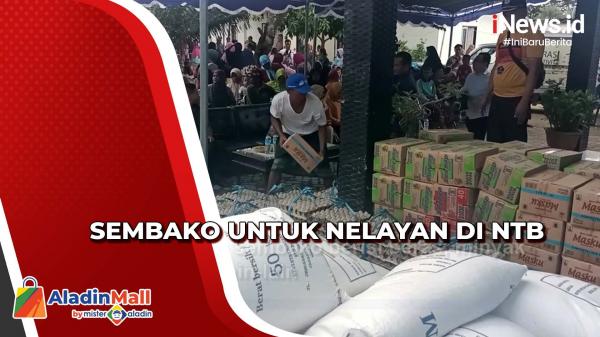Gubernur NTB Berikan Sembako untuk Nelayan Terdampak Cuaca Ekstrem