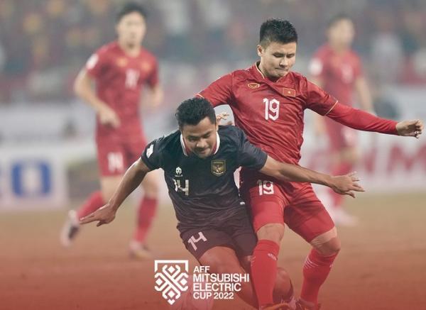 Timnas Indonesia tersingkir di semifibal Piala AFF 2022. Sebab, Indonesia kalah 0-2 dari Vietnam di semifinal Piala AFF 2022. (foto: Twitter/AseanFootball).