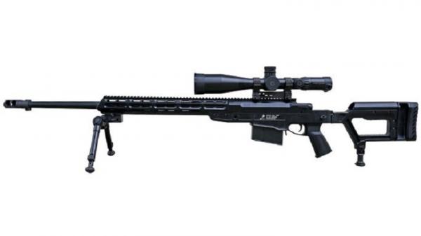Senjata sniper buatan Indonesia SPR-4 Senjata sniper buatan Indonesia salah satunya senapan runduk SPR-4. (Foto : PT Pindad)