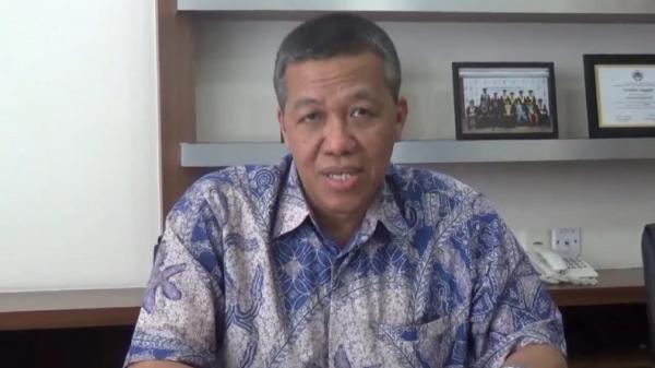 WAREK UNIBI Warek Bidang Akademik dan Sumber Daya Unibi Bandung Indarta Priyana. (FOTO: iNews/ERVAN DAVID)