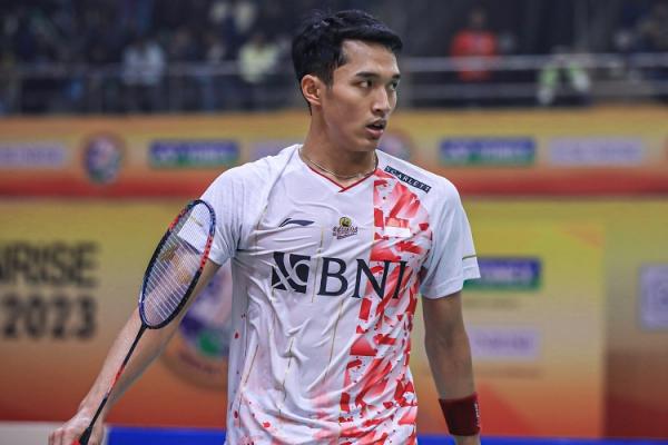 Pebulu tangkis tunggal putra Indonesia, Jonatan Christie. (Foto: PBSI)