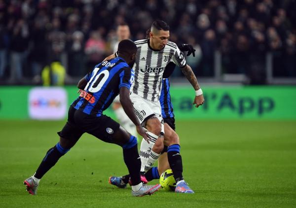 Angel Di Maria Juventus Penyerang Juventus, Angel Di Maria saat tampil melawan Atalanta dalam laga Liga Italia 2022/2023 di Stadion Allianz, Turin, Senin (23/1/2023). (Foto: REUTERS)