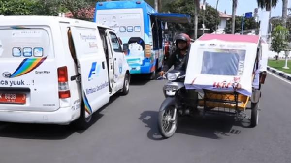 Becak Motor di Medan (Foto: Dok Pemprov Sumut)