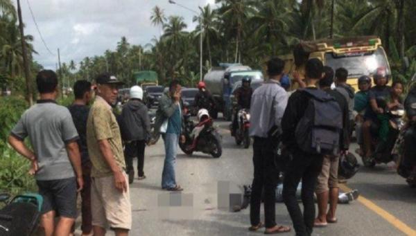 Polisi Tewas Mempawah Korban tabrak lari, anggota Polres Mempawah tewas di lokasi. (Foto: Polres Mempawah)