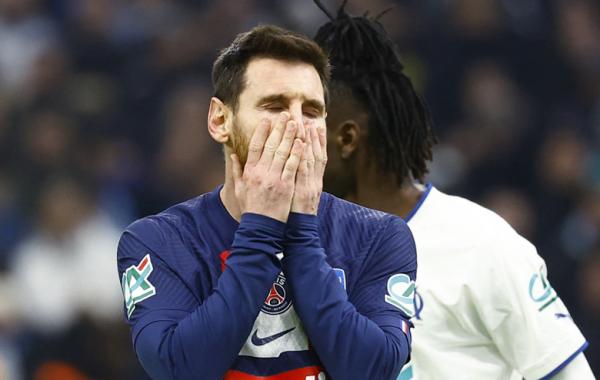 Paris Saint-Germain (PSG) tersingkir dari Piala Prancis 2022/2023 usai kalah dari Marseille dengan skor 1-2 pada babak 16 Besar. (Foto: REUTERS/Eric Gaillard)