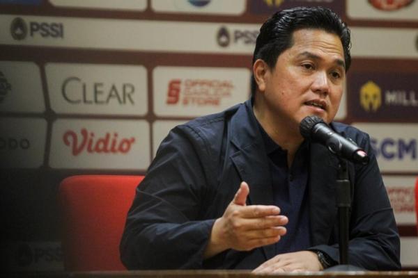 erick Thohir Ketua Umum PSSI Erick Thohir akan memerangi para mafia bola di Indonesia. Pelaku mafia bola akan dilarang berkecimpung di sepak bola seumur hidup. (foto: Aldhi Chandra/MPI).