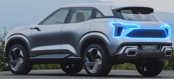 Desain eksterior pada mobil Mitsubishi XFC Concept Desain eksterior pada mobil Mitsubishi XFC Concept. (Foto: dok. MMKS)I