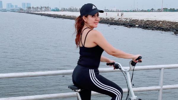 Cahya Kamila Hobi bersepeda Cahya Kamila Hobi bersepeda (Foto: Ig @cahyakamila88)
