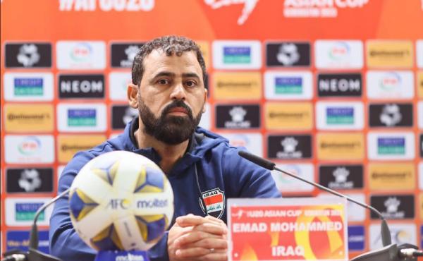 Emda Mohammed Pelatih Timnas Irak U-20 Emad Mohammed puji kualitas Indonesia jelang duel kedua tim di matchday pertama Grup A Piala Asia U-20 2023, Rabu (1/3/2023) malam WIB. (Foto: Twitter/@IraqFootballPod)