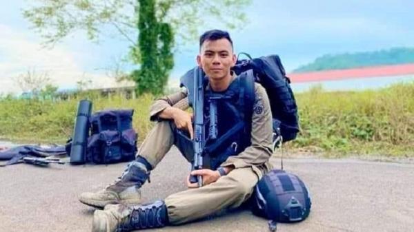 Bripda Garry Momomuat Bripda Garry Momomuat yang ditemukan tewas di mes proyek RSUD Tondano di Tonsaru, Kabupaten Minahasa. (Foto: ist)